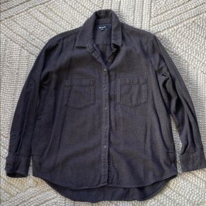 Madewell Sunday Flannel - charcoal grey - medium